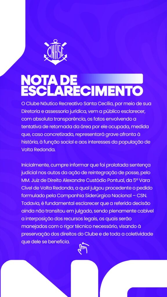 Clube Nautico recreativo Santa Cecília 1