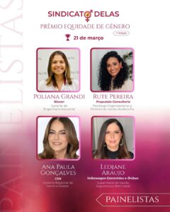 Prêmio Equidade de Gênero 2026: Indústria valoriza protagonismo feminino